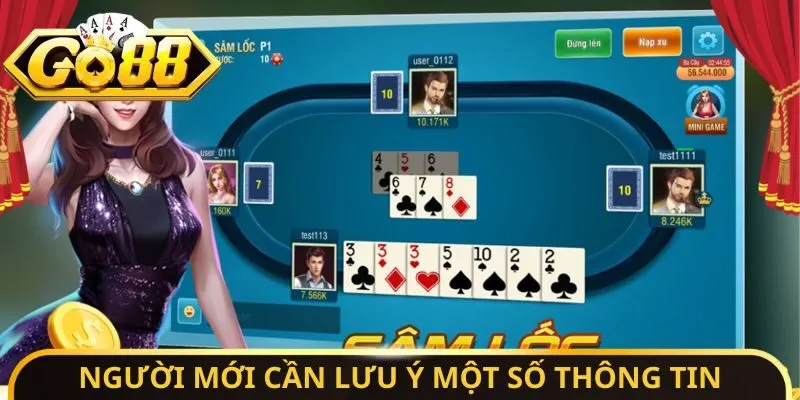 Người mới cần lưu ý một số thông tin