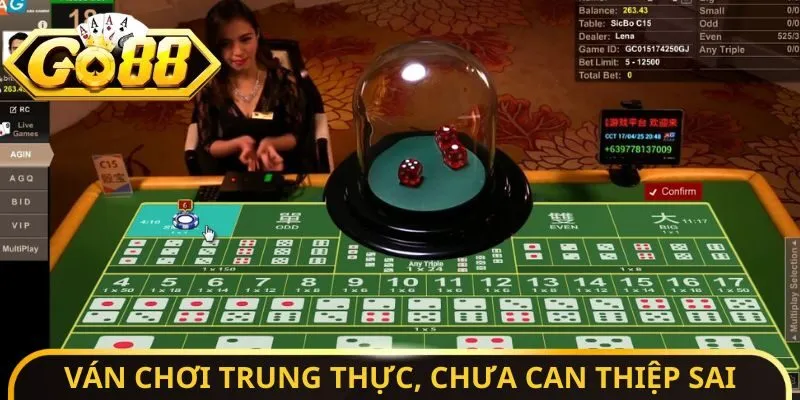 Ván chơi trung thực, chưa can thiệp sai